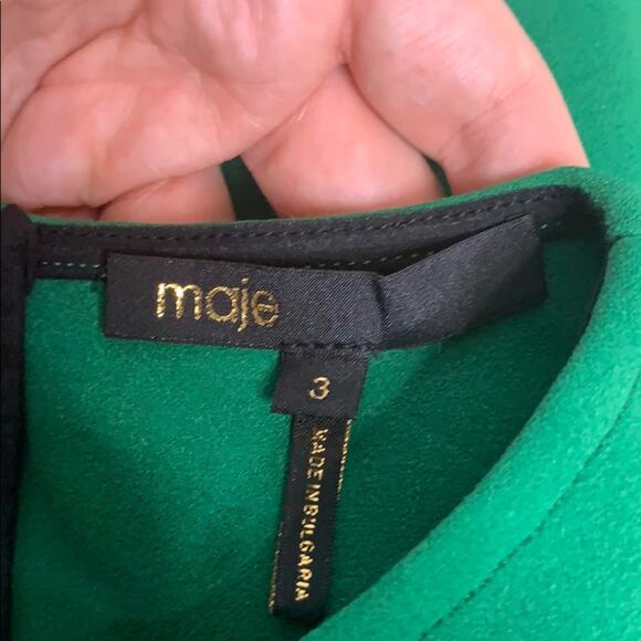 Maje Rodezio crepe structured sheath dress - Picture 8 of 12